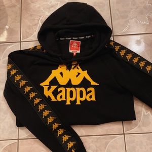 RARE Black and Yellow Kappa Hoodie